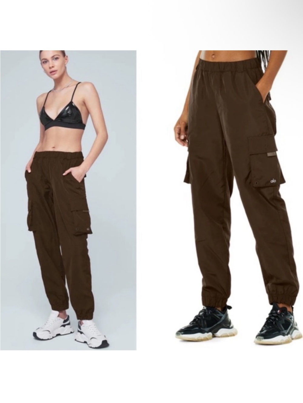 Alo Yoga It Girl Cargo Jogger Pant Women’s In Brown